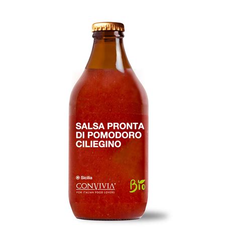 Salsa Di Pomodoro Ciliegino Bio Senza Zucchero