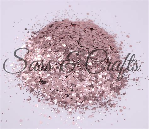 Rose Gold Chunky 2 Oz Sass And Crafts Llc