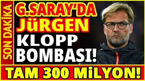 KLOPP İSTEDİ GALATASARAY KAP TI RESMEN AÇIKLANDI YouTube