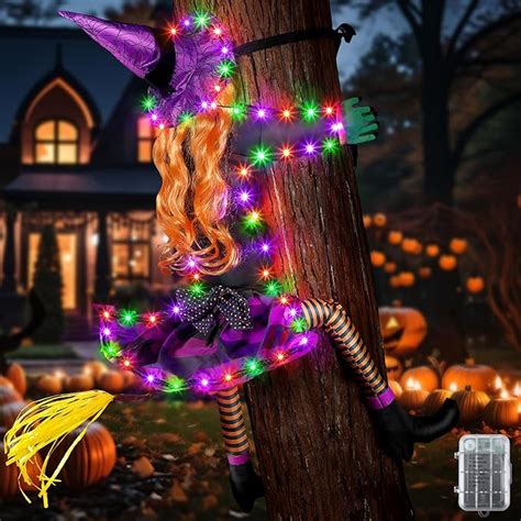 Amazon Meonum Inch Large Crashing Witch Halloween Outdoor