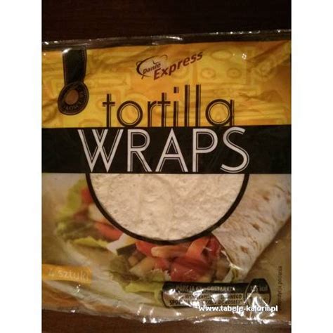 Ile Kcal Ma Tortilla Wraps Danie Express Tabele Kalorii