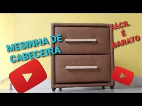 Como Fazer Criado Mudo Mesinha De Cama Sem Gastar Muito Simples F Cil