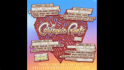 The Cali Roots 2022 Line Up Youtube