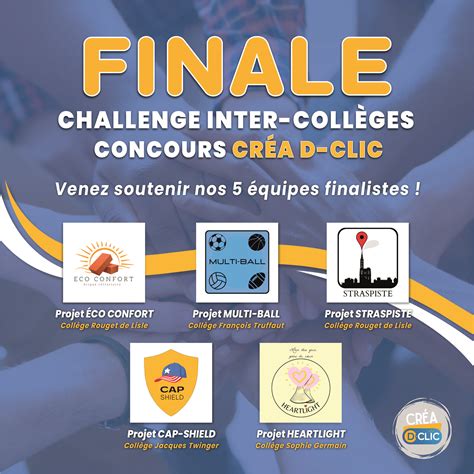 Challenge Inter Collèges Finale Créa D Clic Finale Concours d