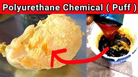 Polyurethane Chemical Reaction Puff Bubbling Process How To Use