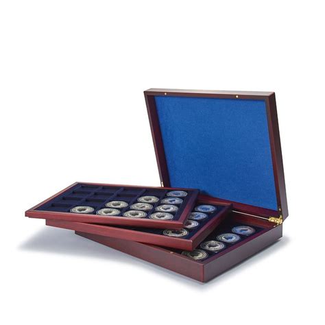 Volterra Trio De Luxe Display Coin Case For Coins Up To Mm At