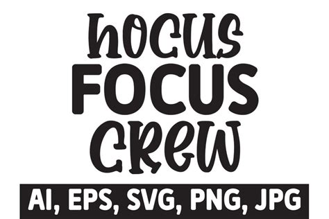 Hocus Focus Crew Graphic By Design Studio3 · Creative Fabrica