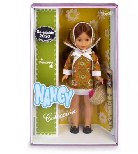 POUPÉE MUÑECA NANCY PRIMAVERA Année 70 famosa 2020 Nueva Caja Colección