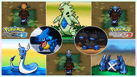 Pokemon Black 2 White 2 All Pseudo Legendary Pokemon Locations