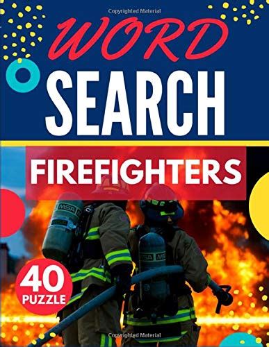 Firefighters Word Search Themed Activity Puzzle Book Large Print