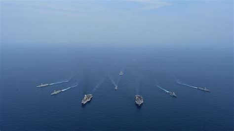 India Demonstrates Naval Strength With Dual Aircraft Carrier Exercise