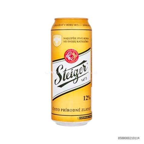 Bia Steiger Vàng 12° Gold Lager Lon Cao 500ml Minh Cầu Mart Siêu