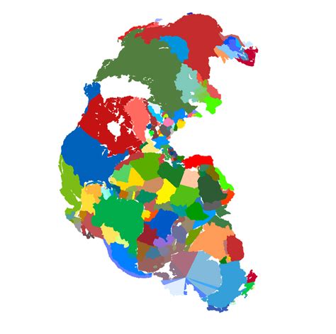 Another Pangea map I made by spinnerabc on DeviantArt