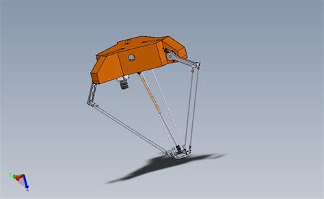 蜘蛛手机器人solidworks 2010模型图纸下载 懒石网