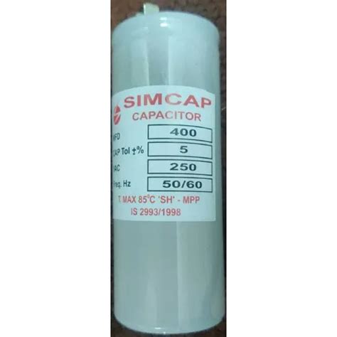 Simcap Mfd Vac Motor Start Capacitor At Best Price In Ahmedabad