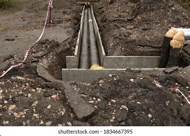 Repair Sewer Pipes Water Supply Drainage Stock Photo 1834667395 ...