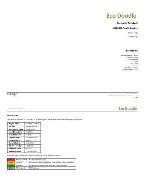 BREEAM_full_example | PDF | Architect | Environment