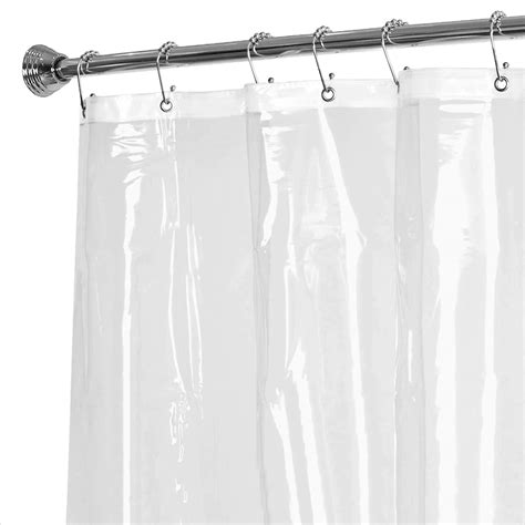 Extra Long And Heavy Gauge Peva Non Toxic Shower Curtain Liner With Metal Grommets 72 X 72 Inch