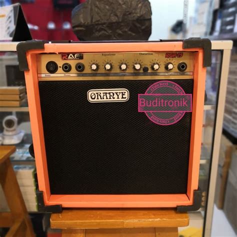 Jual Ampli Gitar Oranye Speaker Gitar 8inc Bisa Mp3 Amplifier