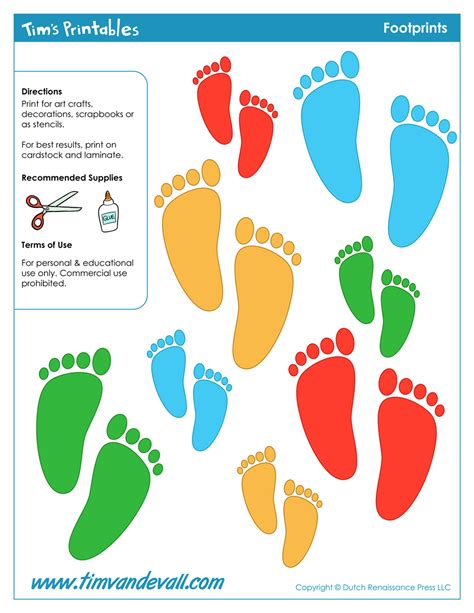 footprint-templates - Tim's Printables