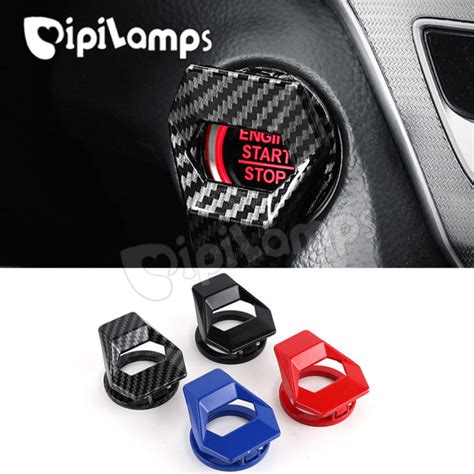 Car Engine Start Stop Switch Button Cover Decorative Auto Accessories