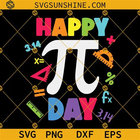 Happy Pi Day Svg Png Pi Day Svg Math Teacher Shirt Svg Teacher Svg