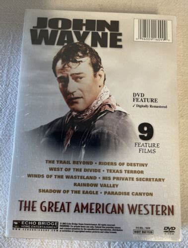 John Wayne The Great American Western Dvd Feature Films