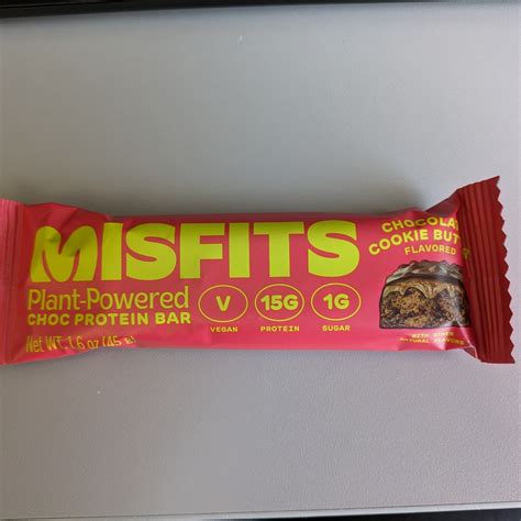 Misfits Chocolate Cookie Butter Protein Bar Reviews Abillion