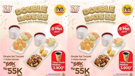 Catat Promo Hokben Besok Mei Paket Simple Set Teriyaki