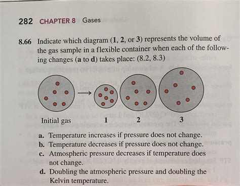 Solved 282 CHAPTER 8 Gases 8 66 Indicate Which Diagram 1 Chegg