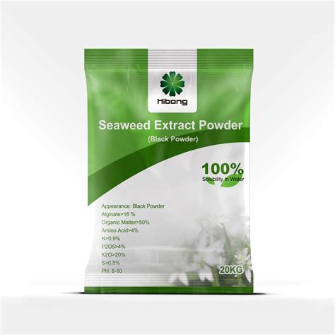 Water Soluble Organic Fertilizer Seaweed Extract Powder China