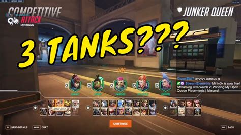 Playing Competitive Open Queue In Overwatch Youtube