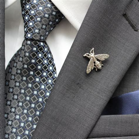 Metal Fly Mens Suit Lapel Pin Boutonneire Suit Pin Mens Accessories