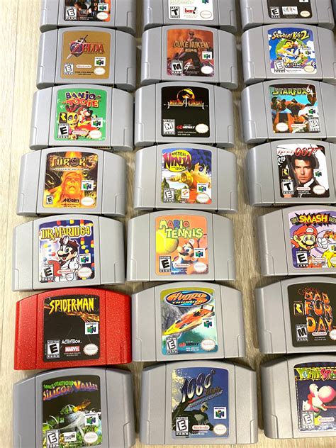 Nintendo 64 Games Your Choice New - Etsy