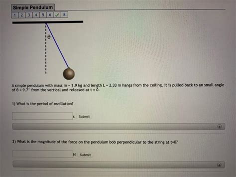 Solved Simple Pendulum A Simple Pendulum With Chegg