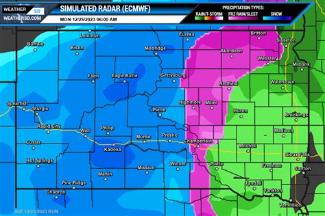 Updates on Christmas Precipitation in South Dakota