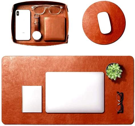 Leather Desk Pad Protector - Samay Solutions