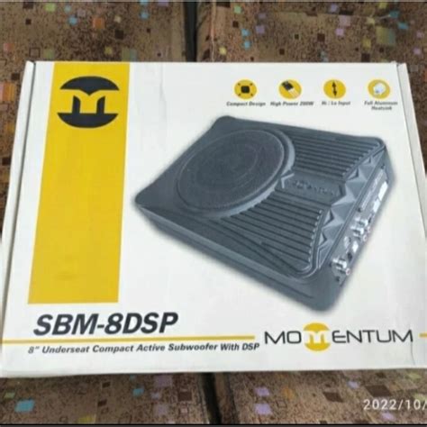 Jual Subwoofer Kolong Slim Aktif Momentum Sbm Sbm Dsp Inch