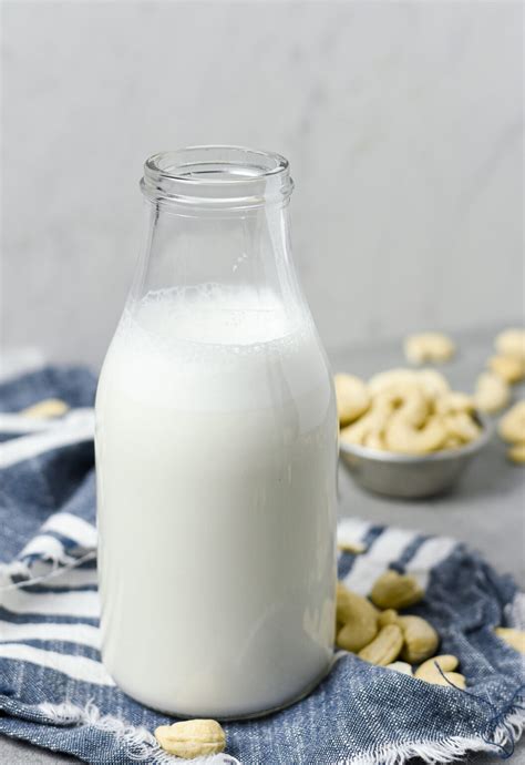 Easy Homemade Cashew Milk Recipe No Straining Shane Simple