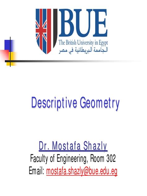 Descriptive Geometry PDF | PDF | Shape | Geometry