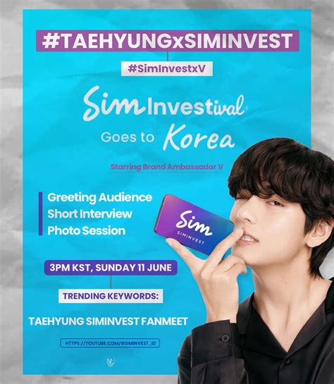 BTS V UNION On Twitter TAEHYUNG SIMINVEST FANMEET Is Being Live