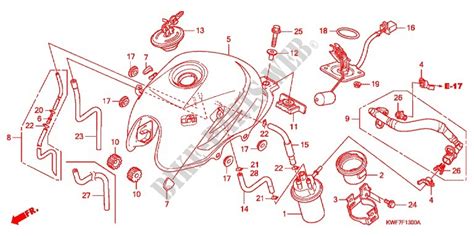 TANQUE DE COMBUSTIBLE Para Honda CBF 125 2013 HONDA MOTOCICLETAS