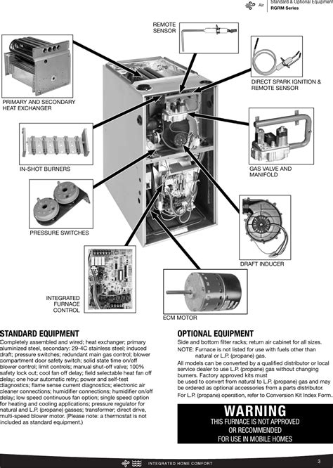 Rheem Classic Series Up To 95 Afue 2 Stage V S Ecm Specification Sheet