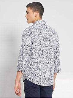 Camisa Regular Fit De Flores Atelier Yuwa Ciao Jp