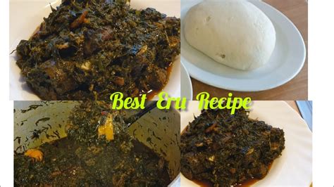 How To Cook Cameroon Eru Delicious And Tasty Eru With Spinach