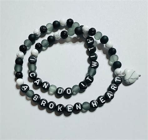 Ttpd I Can Do It With A Broken Heart Bracelet Etsy