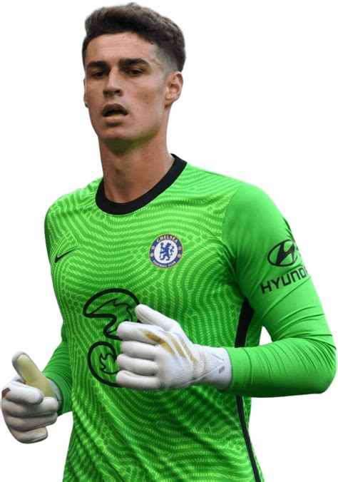 Kepa Arrizabalaga Chelsea football render - FootyRenders