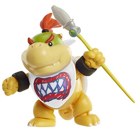 Super Mario World Of Nintendo Bowser Jr With Paint Brush Action Figure