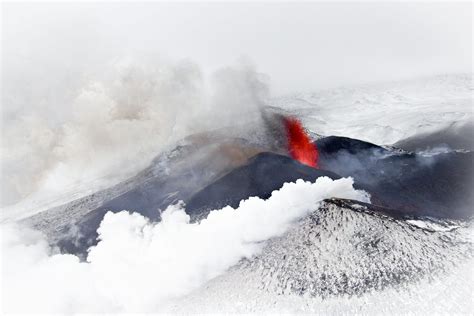 Eruption Of The Volcano Tolbachik By Serge Kozintsev On Px Volcano