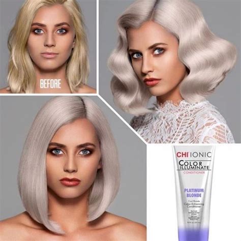 Chi Ionic Color Illuminate Conditioner Platinium Blonde Ml Chicip